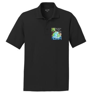 Save The Bees Environmental Protection Earth Day Climate PosiCharge RacerMesh Polo