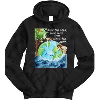 Save The Bees Environmental Protection Earth Day Climate Tie Dye Hoodie