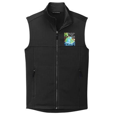 Save The Bees Environmental Protection Earth Day Climate Collective Smooth Fleece Vest