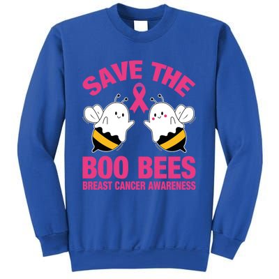 Save The Boobees Boo Bees Breast Cancer Halloween Great Gift Sweatshirt