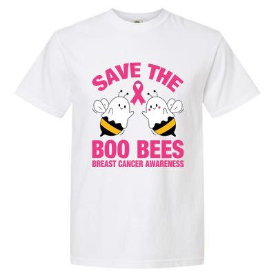 Save The Boobees Boo Bees Breast Cancer Halloween Great Gift Garment-Dyed Heavyweight T-Shirt