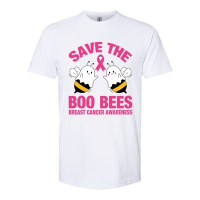 Save The Boobees Boo Bees Breast Cancer Halloween Great Gift Softstyle CVC T-Shirt