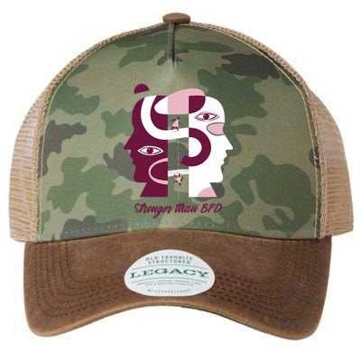 Stronger Than BPD Awareness Legacy Tie Dye Trucker Hat