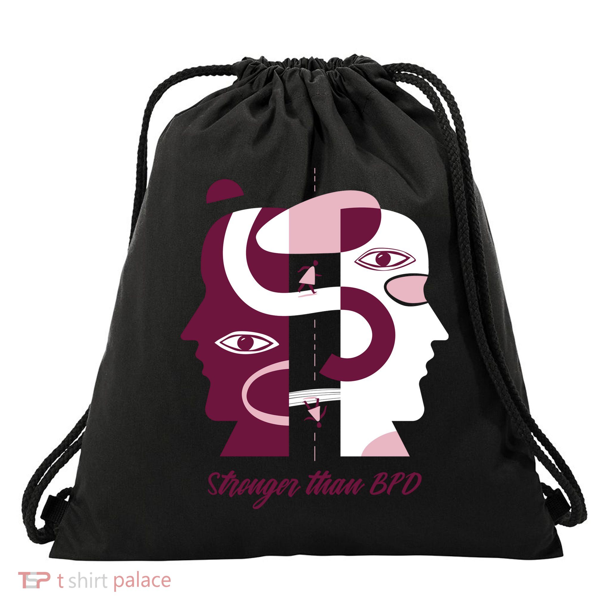 Stronger Than BPD Awareness Drawstring Bag