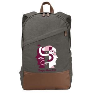 Stronger Than BPD Awareness Cotton Canvas Backpack