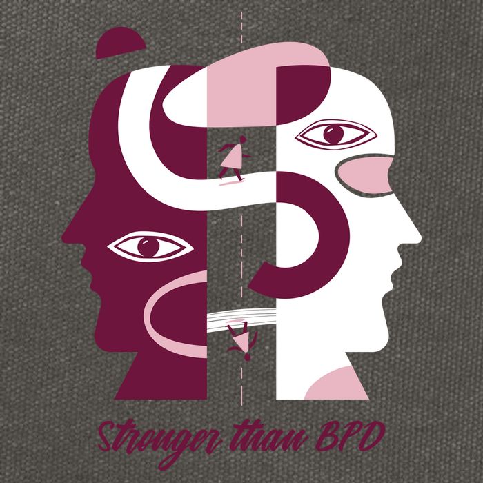 Stronger Than BPD Awareness Cotton Canvas Backpack