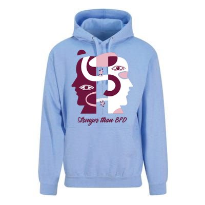 Stronger Than BPD Awareness Unisex Surf Hoodie