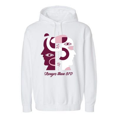 Stronger Than BPD Awareness Garment-Dyed Fleece Hoodie