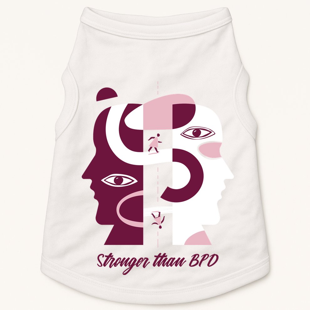 Stronger Than BPD Awareness Doggie Tank