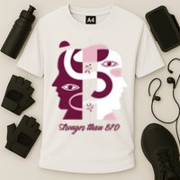 Stronger Than BPD Awareness Cooling Performance Crew T-Shirt