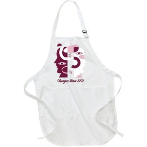 Stronger Than BPD Awareness Full-Length Apron With Pockets