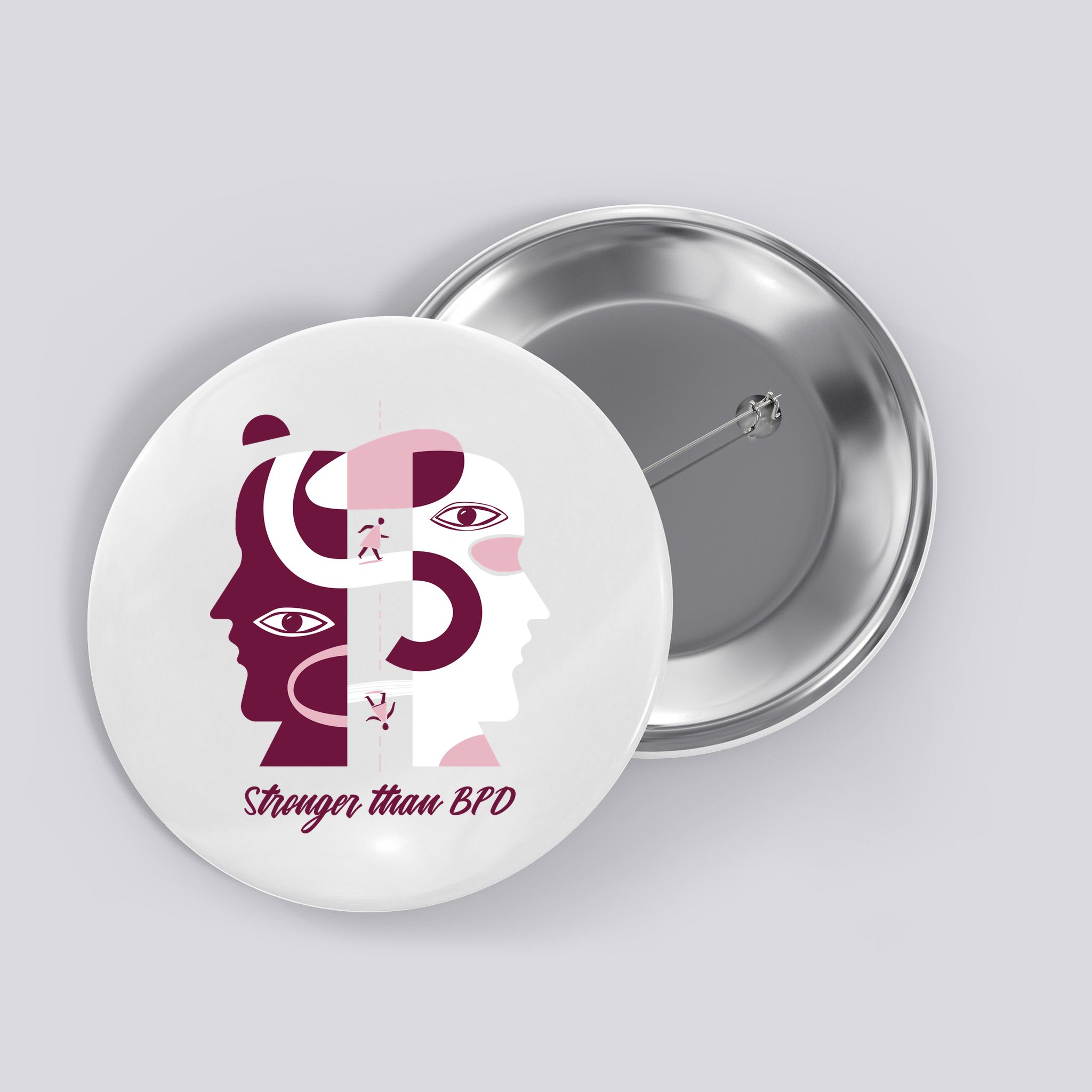 Stronger Than BPD Awareness Button