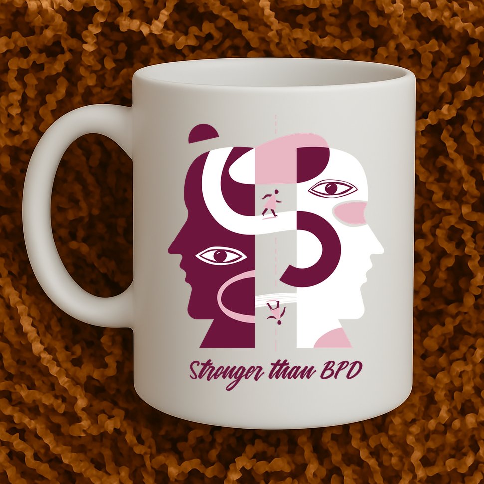 Stronger Than BPD Awareness Mug
