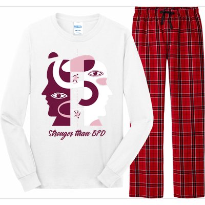 Stronger Than BPD Awareness Long Sleeve Pajama Set