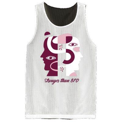 Stronger Than BPD Awareness Mesh Reversible Basketball Jersey Tank