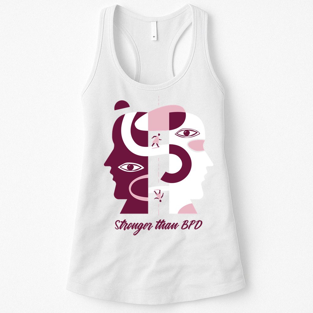 Stronger Than BPD Awareness Womens Tank Top