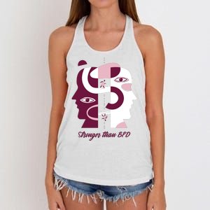 Stronger Than BPD Awareness Women's Knotted Racerback Tank