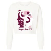 Stronger Than BPD Awareness Cropped Pullover Crew