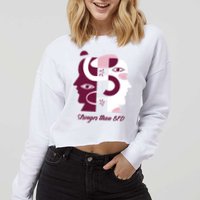 Stronger Than BPD Awareness Cropped Pullover Crew