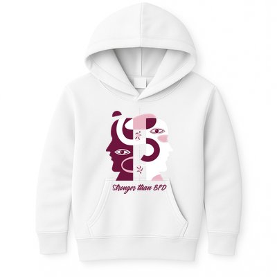 Stronger Than BPD Awareness Kids Hoodie