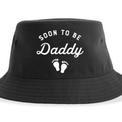 Soon To Be Daddy Funny Pregnancy Announcement Dad Sustainable Bucket Hat