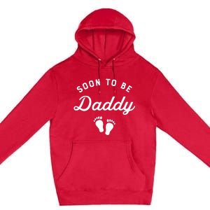 Soon To Be Daddy Funny Pregnancy Announcement Dad Premium Pullover Hoodie