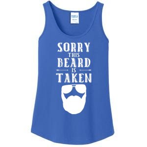 Sorry This Beard Is Taken Funny Gift Valentines Day Great Gift Ladies Essential Tank