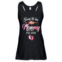 Soon To Be Mommy 2024 Mothers Day First Time Mom Pregnancy Ladies Essential Flowy Tank