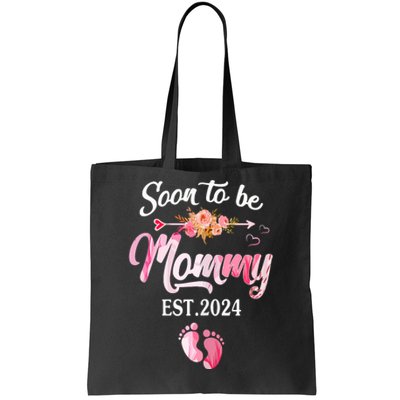 Soon To Be Mommy 2024 Mothers Day First Time Mom Pregnancy Tote Bag