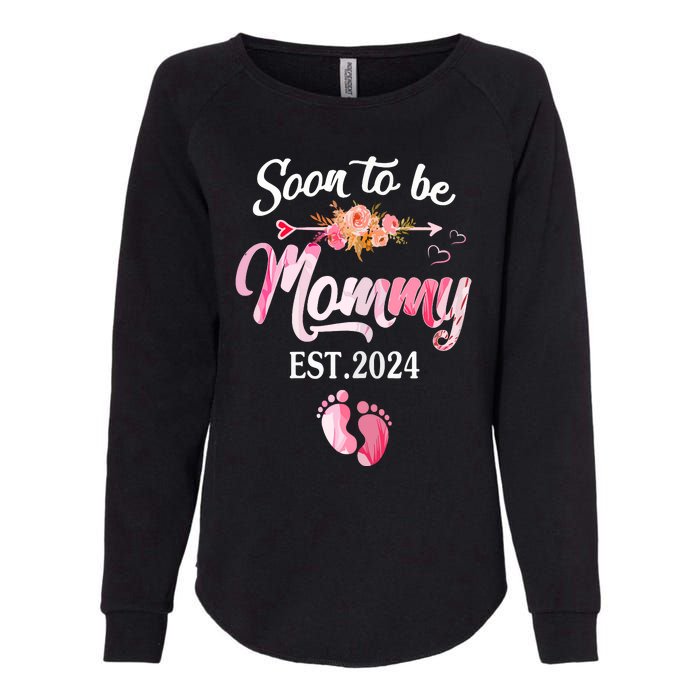 Soon To Be Mommy 2024 Mothers Day First Time Mom Pregnancy Womens California Wash Sweatshirt