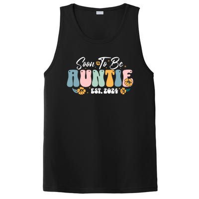 Soon To Be Auntie Est 2024 New Aunt Pregnancy Announcement PosiCharge Competitor Tank