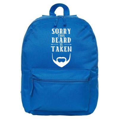 Sorry This Beard Is Taken Gift Valentines Day Gift 16 in Basic Backpack