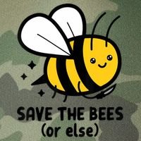 Save The Bees Or Else Knife Nature Animals Legacy Tie Dye Trucker Hat