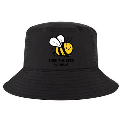 Save The Bees Or Else Knife Nature Animals Cool Comfort Performance Bucket Hat
