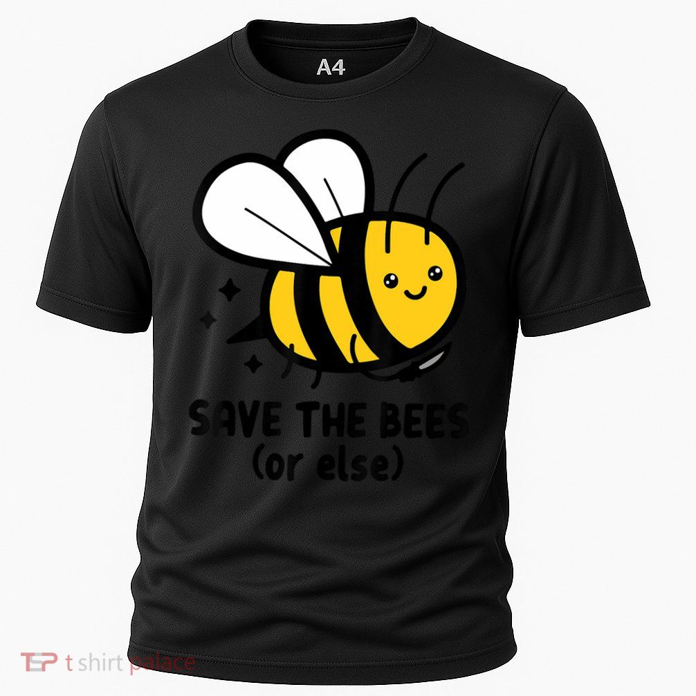 Save The Bees Or Else Knife Nature Animals Performance Shirt