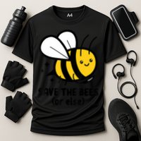 Save The Bees Or Else Knife Nature Animals Performance Shirt
