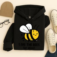 Save The Bees Or Else Knife Nature Animals Hoodie