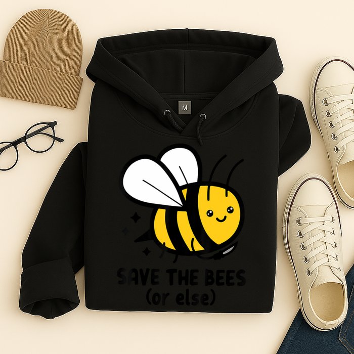 Save The Bees Or Else Knife Nature Animals Hoodie