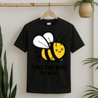 Save The Bees Or Else Knife Nature Animals T-Shirt