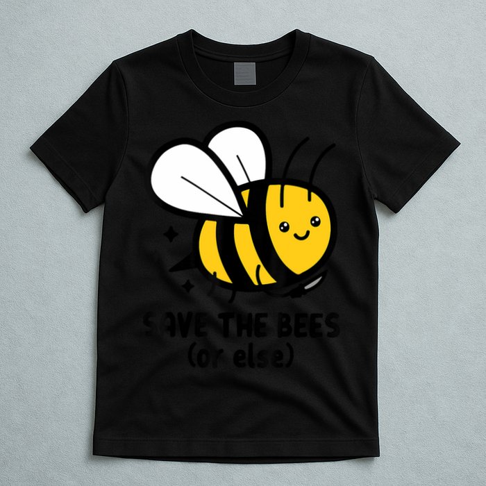 Save The Bees Or Else Knife Nature Animals T-Shirt