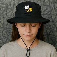Save The Bees Or Else Knife Nature Animals Bucket Hat