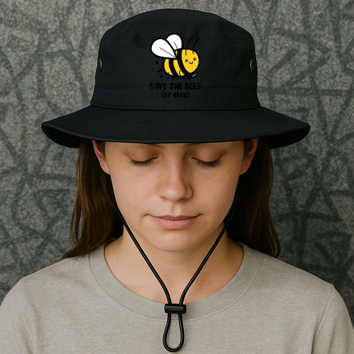 Save The Bees Or Else Knife Nature Animals Bucket Hat