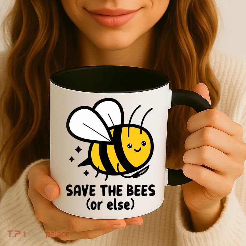 Save The Bees Or Else Knife Nature Animals Mug