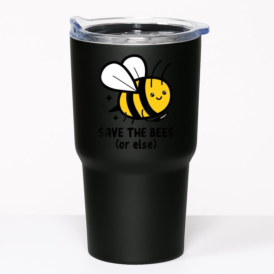 Save The Bees Or Else Knife Nature Animals Tumbler