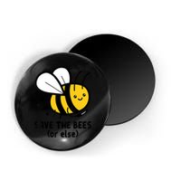 Save The Bees Or Else Knife Nature Animals Magnet