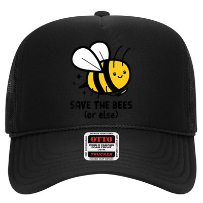 Save The Bees Or Else Knife Nature Animals Trucker Hat