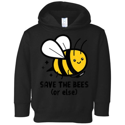 Save The Bees Or Else Knife Nature Animals Toddler Hoodie