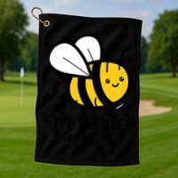 Save The Bees Or Else Knife Nature Animals Golf Towel