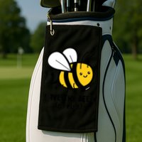 Save The Bees Or Else Knife Nature Animals Golf Towel