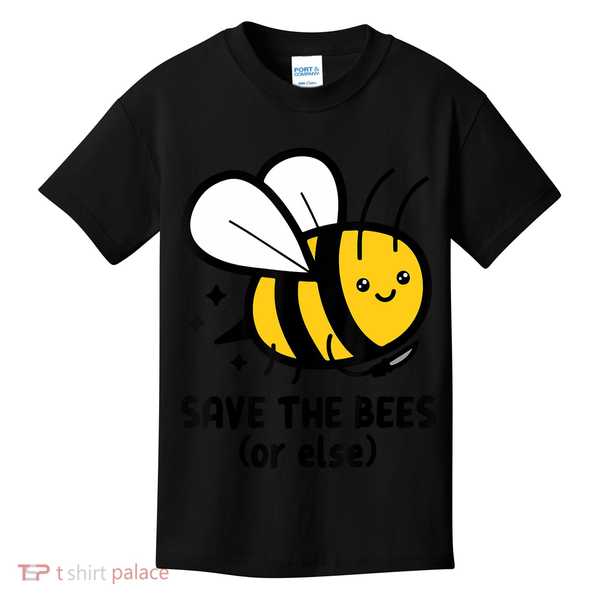 Save The Bees Or Else Knife Nature Animals Kids T-Shirt